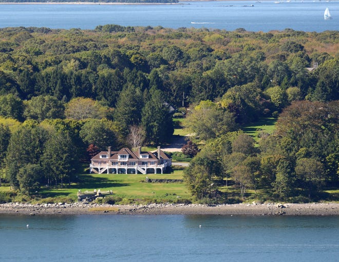 This Jamestown house overlooking Narragansett Bay's East Passage recently sold for more than $3 million. [Lila Delman Real Estate]