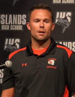 Jason Cameron, Jenkins High School head football coach. [STEVE BISSON/SAVANNAHNOW.COM FILE PHOTO]