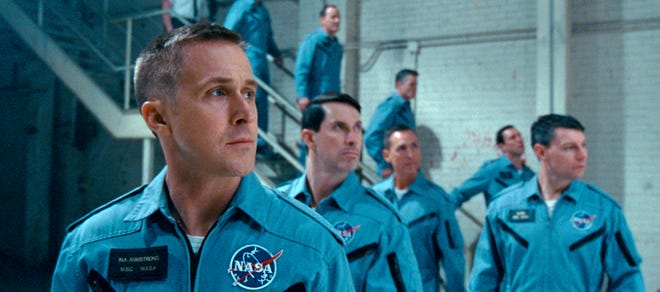 This image shows Ryan Gosling in a scene from "First Man." [Universal Pictures]