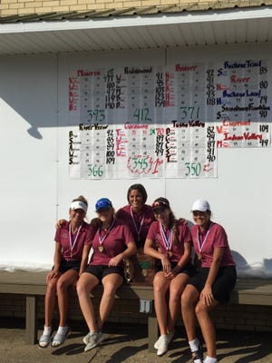 The Garaway High School girls golf team will play in the state tournament for a fourth stragith season this weekend. Submitted photo
