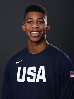 McDowell High School sophomore William Jeffress is pictured in a Team USA shirt. [CONTRIBUTED PHOTO]