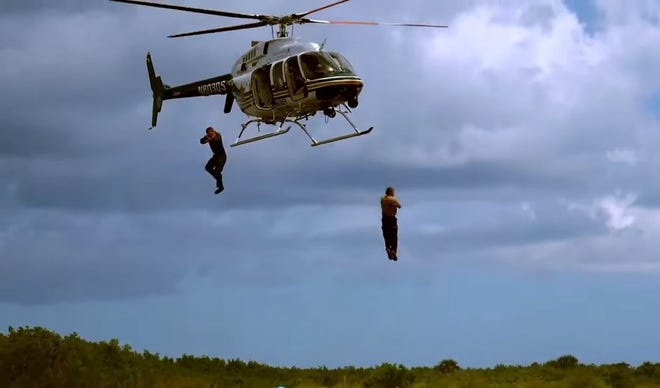 A screen grab from a Volusia County Sheriff's Office recruiting video shows some of the action on display in the promotion.