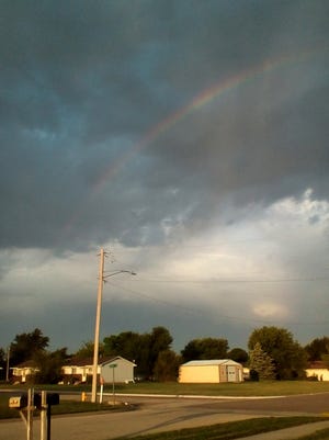 A Kansas rainbow. [Courtesy Marilyn Stucky]