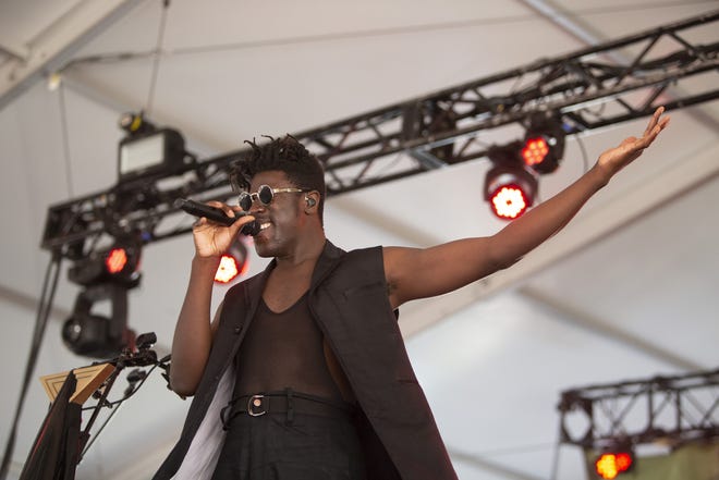 Moses Sumney performs Sunday during the Austin City Limits Music Festival in Zilker Park. [SCOTT MOORE for AMERICAN-STATESMAN]
