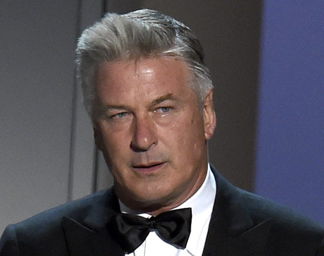 Alec Baldwin speaks at the 70th Primetime Emmy Awards on Sept. 17. Baldwin, who won an Emmy in 2017 for his portrayal of President Donald Trump on "Saturday Night Live," was the keynote speaker at the New Hampshire Democratic Party's annual fall fundraising dinner on Sunday in Manchester. [Photo by Chris Pizzello/Invision/AP, File]