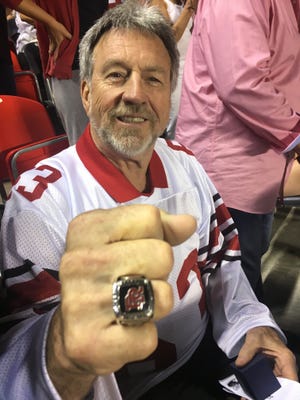 Fayetteville native Ed Joyner helped the Ottawa Rough Riders win consecutive Grey Cup titles in 1968 and 1969. In August, Joyner received a championship ring as part of the 50th anniversary of the titles. [Michael Joyner photo]