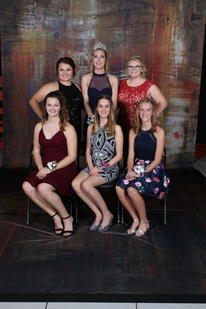 Courtesy of Solid Rock Photos



Strasburg homecoming court is pictured. FRONT: Chlorissa Curfman (sophomore), Amelie Heim (junior) and Ella Pumphry (freshman). BACK: Seniors Hannah Reifenschneider (left), Kaylyn Stevens (Queen) and Jennifer Haswell.