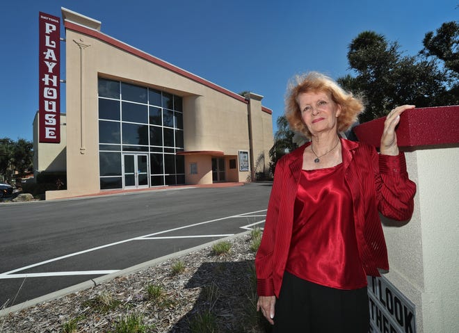 Kathy Thompson, president of Daytona Playhouse in Daytona Beach, says a lightning strike in August damaged the beachside theater's lighting and sound system. The Little Theatre of New Smyrna Beach is hosting a special performance Wednesday to help raise funds to help. [News-Journal/Nigel Cook]