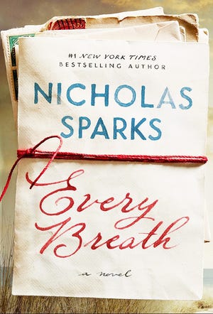 Nicholas Sparks' book, 'Every Breath' is available at the West Davidson Library.