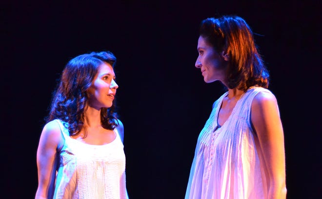 Dani Marcus (left) portrays Rifkele and Kathleen Wise plays Manke in Palm Beach Dramaworks' production of Indecent.



[Photo by Samantha Mighdoll]