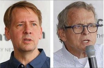 Democrat Richard Cordray (left) and Republican Mike DeWine are entering the final crucial days of their campaign for governor ahead of the Nov. 6 election.