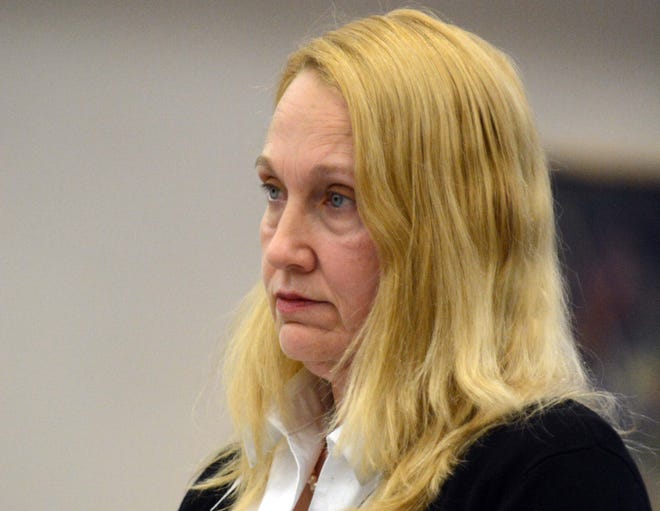 Linda Baade during an appearance at Danielson Superior Court on Thursday.

[Aaron Flaum/NorwichBulletin.com]