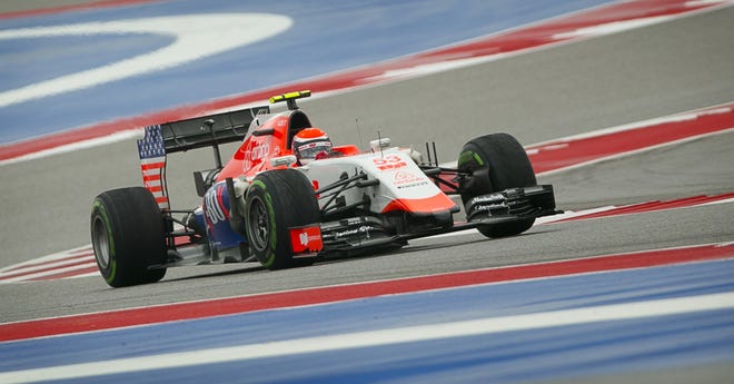 Alexander Rossi races in the Formula One U.S. Grand Prix at Circuit of the Americas in 2015. Rossi tested an IndyCar at the track Monday. [JAY JANNER/AMERICAN-STATESMAN]