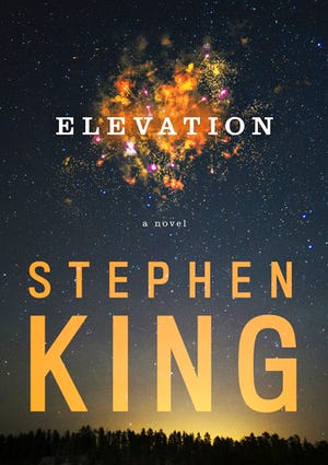 This cover image released by Scribner shows "Elevation," a novel by Stephen King. (Scribner via AP)