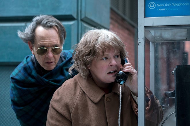 Richard E. Grant and Melissa McCarthy, like you’ve never seen her, in “Can You Forgive Me?” [Fox Searchlight]