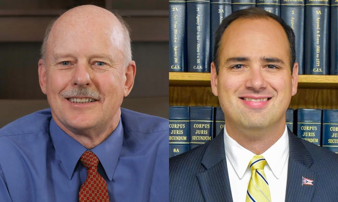 Republican Bill Roemer (left) and Democrat Elliot Kolkovich, both of Summit County, are running in the Nov. 6 race to replace retiring state Rep. Marilyn Slaby in the Ohio House District 38. (photos provided)