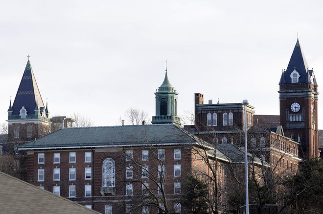 The College of the Holy Cross campus in 2015 [T&G File Photo]