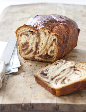 A slice of cinnamon babka isn't exactly a coffee cake, but it's a good companion to a hot cup of coffee on a cool fall morning. [Contributed by Carl Tremblay]