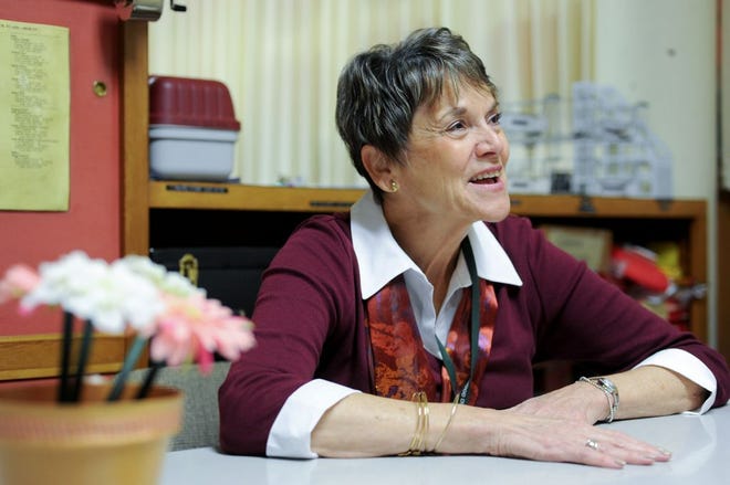 Suzanne Griffiths talks about her 49 years as administrator of the Westbrook Park Nursery School. [Julie Vennitti/The Canton Repository]