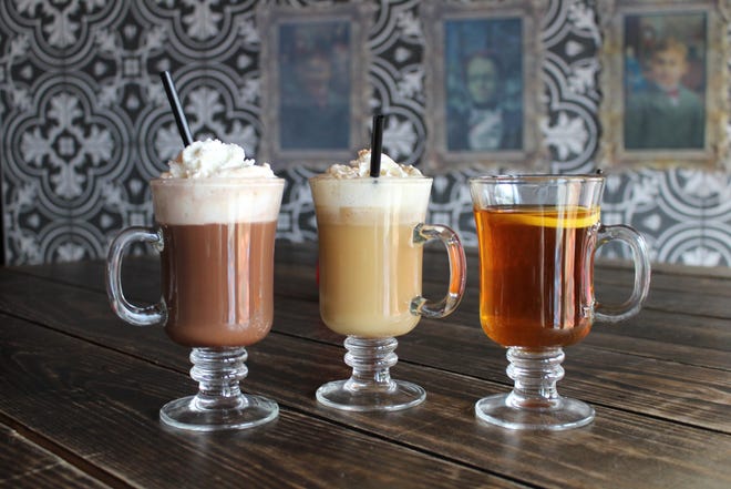 Craftsman has a trio of hot drinks on the cocktail menu: Peppermint Hot Cocoa with Rumple Minze, Scottish Teatime with Johnnie Walker Scotch Whisky and Earl Grey tea, and Hot Buttered Rum with Gosling's Black Seal Rum, ice cream and more. [Arianna Auber / AMERICAN-STATESMAN]