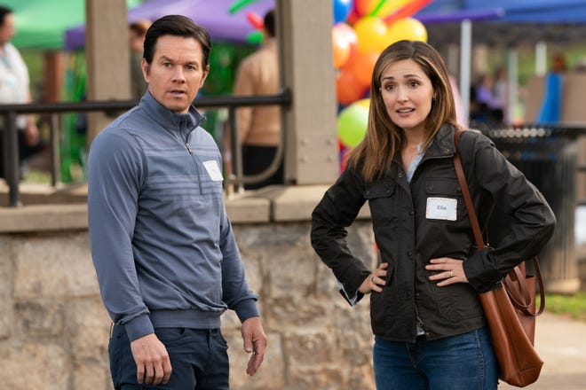 Mark Wahlberg and Rose Byrne aren’t sure what they’re getting into in “Instant Family.” [Paramount Pictures]