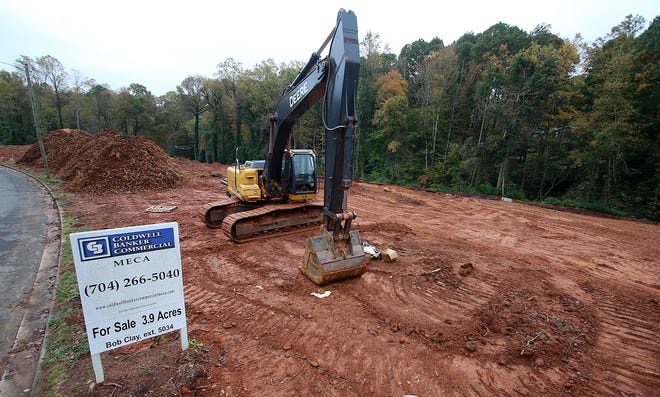Land has already been cleared and prepped for construction of Glenwood Gardens, a new senior housing complex that will be built on Glenwood Drive in Gastonia, shown here Friday afternoon, Nov. 2, 2018. [Mike Hensdill/The Gaston Gazette]
