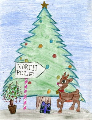 Lita Freeny of Dover contributed this drawing for last year's Christmas Countdown.