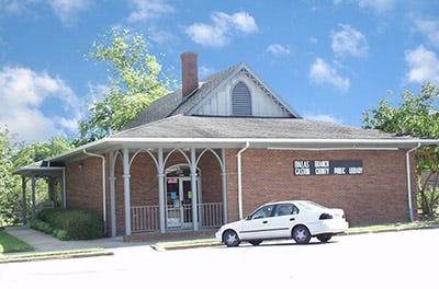 The Dallas Branch Library. [GASTON COUNTY PUBLIC LIBRARY/SPECIAL TO THE GASTON GAZETTE]