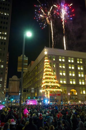 Fireworks, lasers and tree lighting ceremonies will bring vivid color to Comcast Light-Up Night in Pittsburgh this Friday. [Submitted]