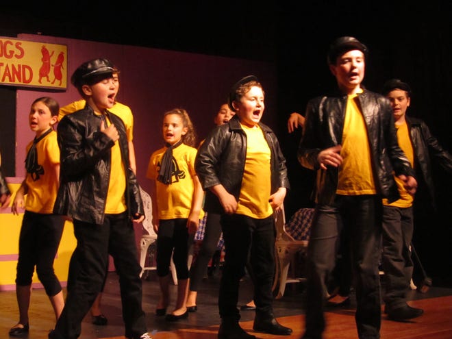 Cariss Pineo, James Hern, Isabella Basse, Jacob Slovin, Connor Dhooge and Jack Root in the Easton Children’s Theatre’s “Rock and Roll Heroes, a Fifties Musical” Nov. 16-18, at the Easton Middle School, 98 Columbus Ave., North Easton. Shows at 7 p.m. Nov. 16, 2 and 7 p.m. Nov. 17, and 2 p.m. Nov. 18. Tickets $10 each and will be available at the door. For information: ectheatre.org.

[Courtesy]