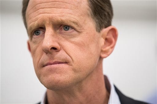 U.S. Sen. Pat Toomey asked the Senate to reconsider his gun purchasing background check bill in the aftermath of the Tree of Life synagogue mass shooting. [Christopher Dolan/The Citizens' Voice]