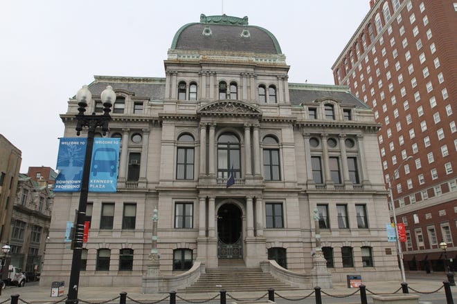 Providence City Hall. Council members will now have to review the monthly bills for their city-issued phones and confirm that calls pertain to city business, under a new policy imposed by the council president. [The Providence Journal, file / Kathy Borchers]
