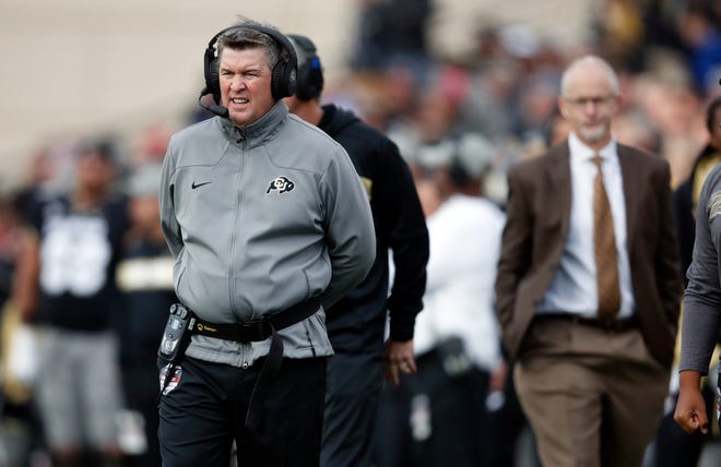 Colorado coach Mike MacIntyre could be in trouble after losing five straight games.