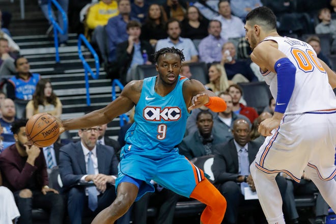 Oklahoma City forward Jerami Grant has been a valuable player since being inserted into the starting lineup. [AP PHOTO]