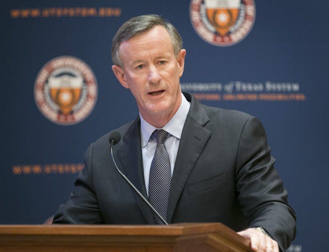 William McRaven, pictured in 2017 while he was chancellor of the University of Texas System, has been critical of President Donald Trump. [JAY JANNER / AMERICAN-STATESMAN]
