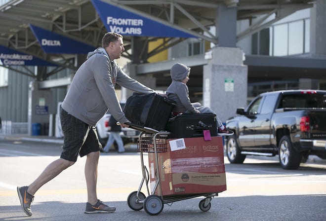 When you're toting the luggage and the kids through the airport, be safe. 

[AMERICAN-STATESMAN]