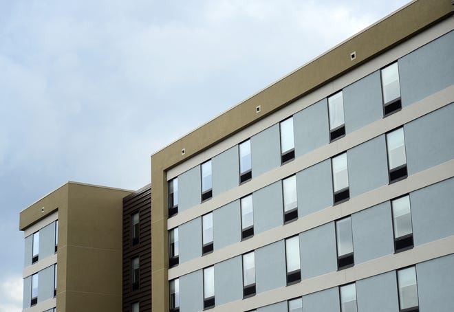 The county's tourism director wants to conduct an outside audit to determine how much of the more than $78,000 in tax exemptions that have been issued since 2016 are warranted. Pictured is Home2 Suites by Hilton, one of several hotels that were built in Center Township in the past few years. The hotel is not one of 14 that has filed exemption reports with the county missing information. [Lucy Schaly/BCT staff file]