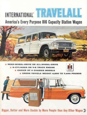 Many truck and 4x4 fan recalls the famous International Scout, a 4x4 that was ahead of the SUV curve back in the 1960s. [International Harvester]