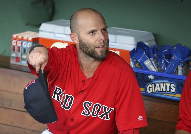 Dustin Pedroia played in only three games last season with the Red Sox due to a left knee injury.