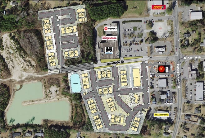 A developer has proposed building Wrightsville Commons, a 360-unit apartment complex off Castle Hayne Road. [CONTRIBUTED PHOTO]