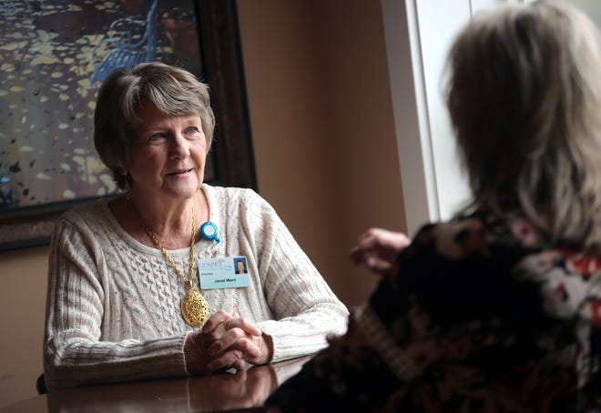 Janet Ware has volunteered with Hospice of Cleveland County five years. Ware enjoys getting to know her patients. [Brittany Randolph/The Star]