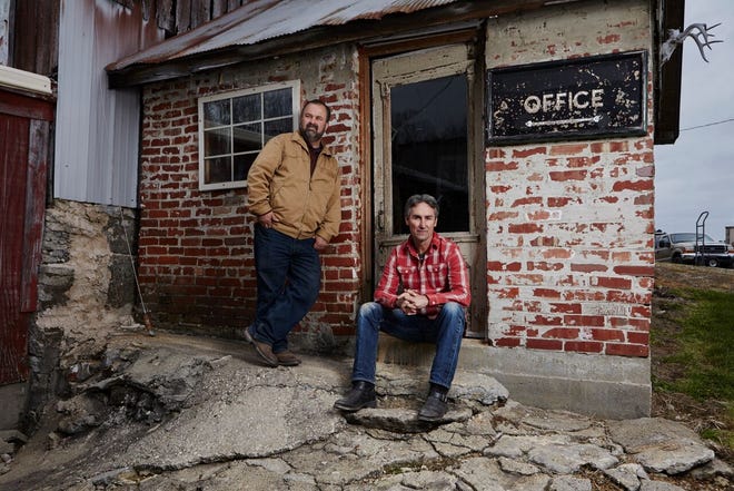 Frank Fritz, left, and Mike Wolfe, the stars of History Channel's documentary series "American Pickers," will travel through Florida in February and are seeking out private collections. [Photo provided by Cineflix Productions]