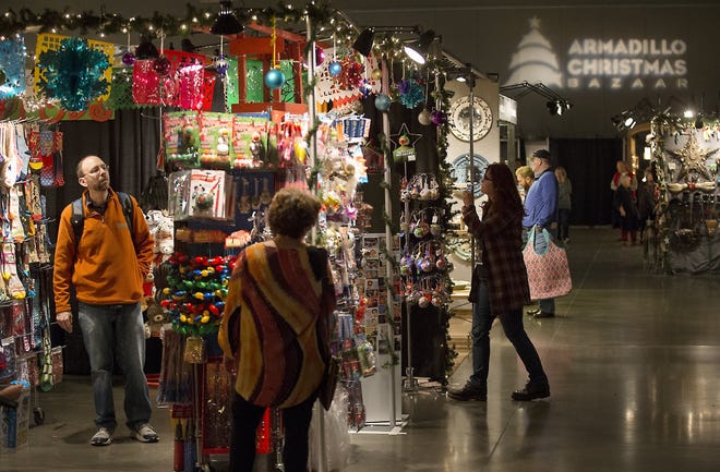 The Armadillo Christmas Bazaar offers shopping and live music. [AMERICAN-STATESMAN 2017]