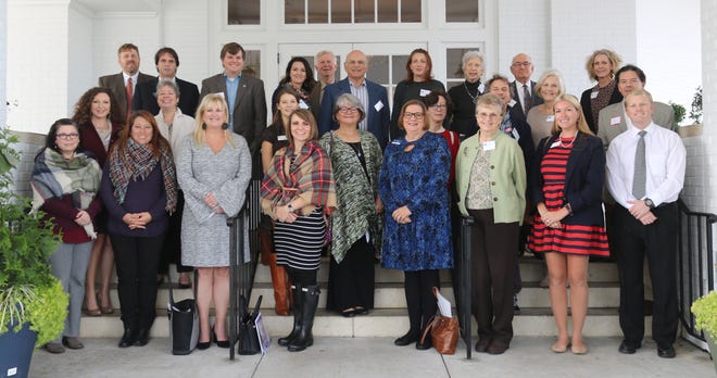 Some 26 nonprofits shared more than $72,000 in grants as the Cape Fear Garden Club disbursed funds raised during the 2018 Azalea Garden Tour. [PHOTO COURTESY OF DONNA THOMPSON]