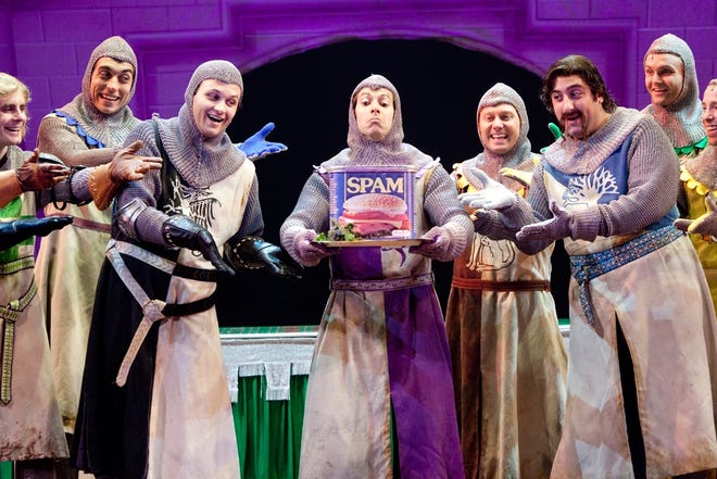 Phoenix Entertainment will present performances of “Monty Python's Spamalot” on Wednesday and Thursday at the State Theatre, Easton. [PHOTO PROVIDED]