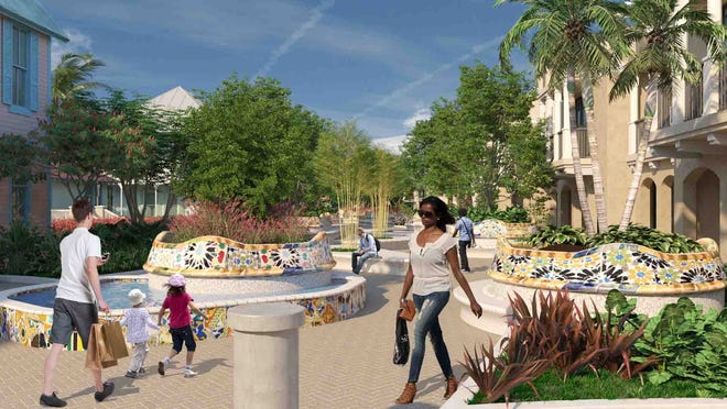 The western edge of downtown Delray is being revitalized, with plans to complete the project by 2020. [Rendering/Handout]