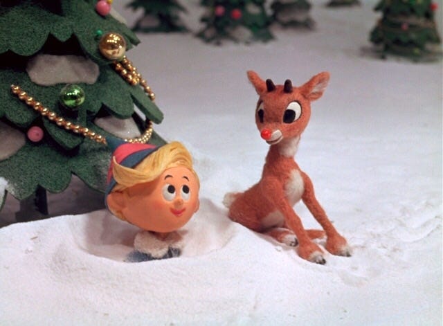 "Rudolph the Red-Nosed Reindeer" has aired annually since its premiere in 1964. The holiday classic returns for more yuletide cheer Nov. 27 and Dec. 8. [CBS/TNS]