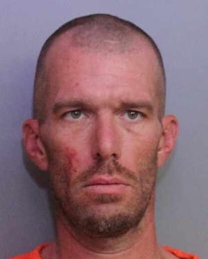 Mug shot of Nicholas Hunt, 38, who is facing a first-degree murder charge. (Polk County Sheriff's Office/TNS)