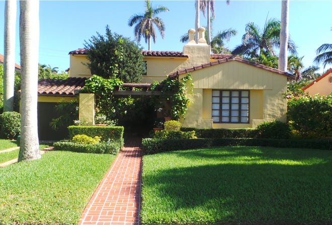 The house at 307 Brazilian Ave. has been recommended for landmark proection. [Courtesy Town of Palm Beach]