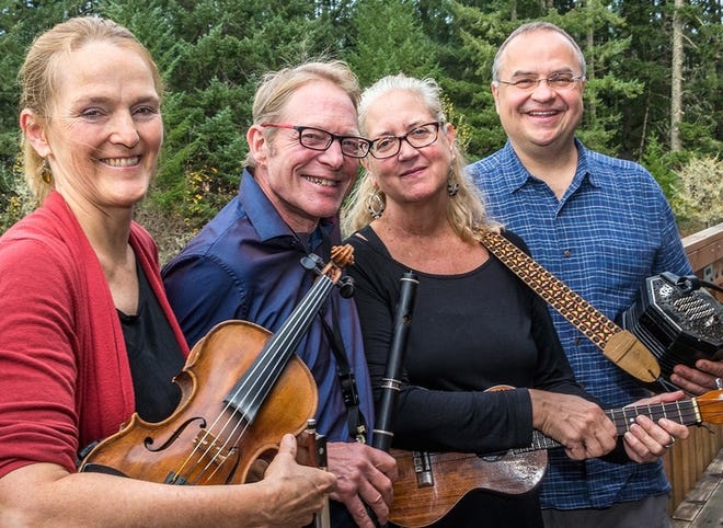 Wild Asparagus, a contra dance band from western Massachusetts, performs on Friday at 8 p.m. at Goff Memorial Hall in Rehoboth.